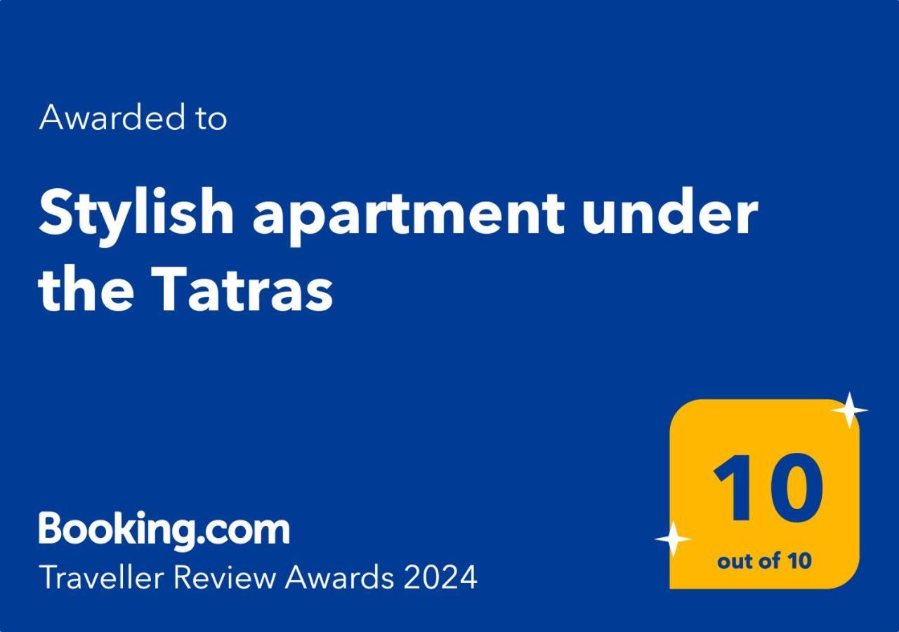Stylish Apartment Under The Tatras สตราบา ภายนอก รูปภาพ
