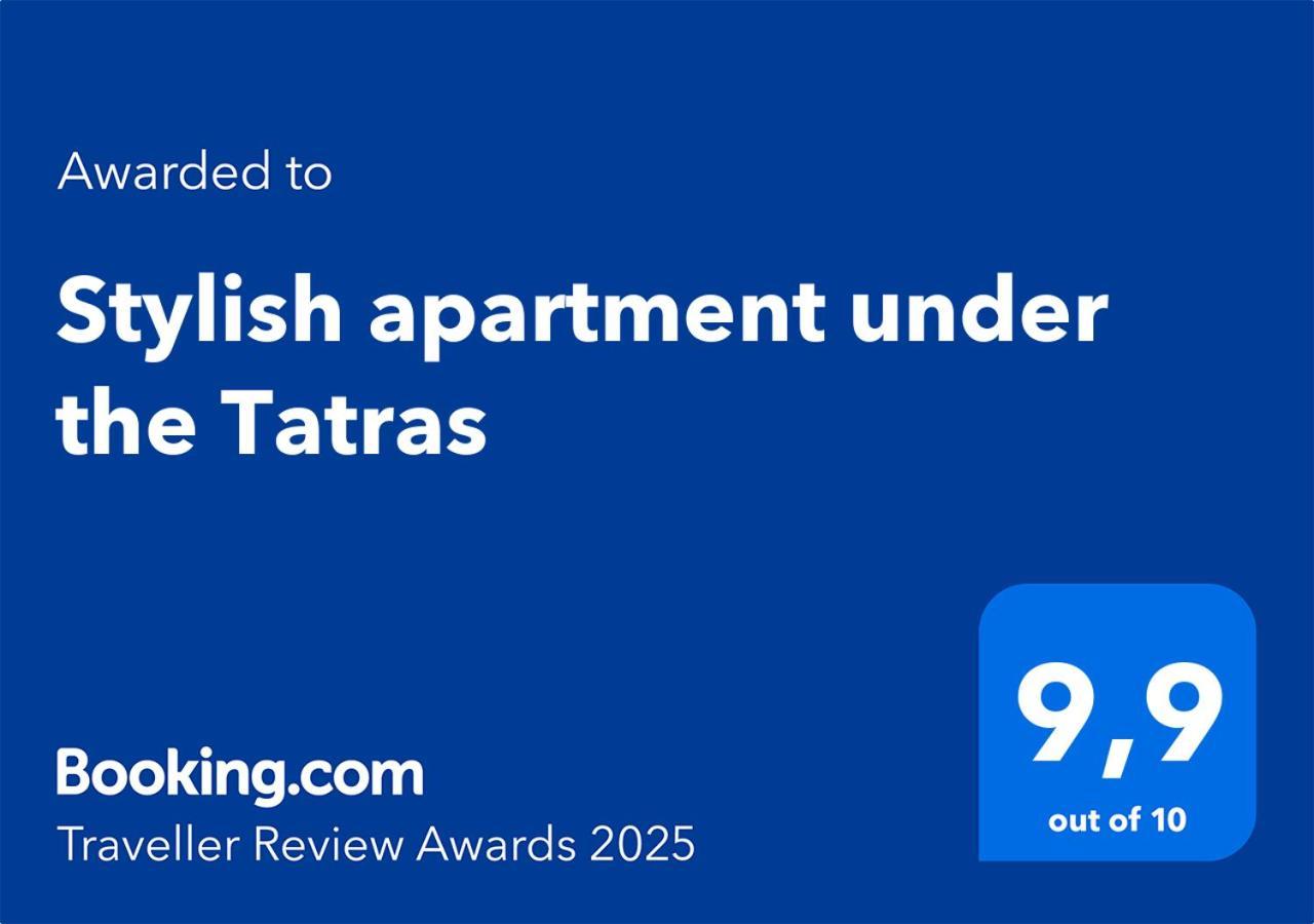 Stylish Apartment Under The Tatras สตราบา ภายนอก รูปภาพ